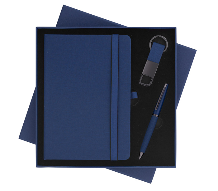  διαφημιστικό σημειωματάριο  κάλυμμα notebook με λαστιχο εκτύπωση λογοτύπου σε κούτι δώρου