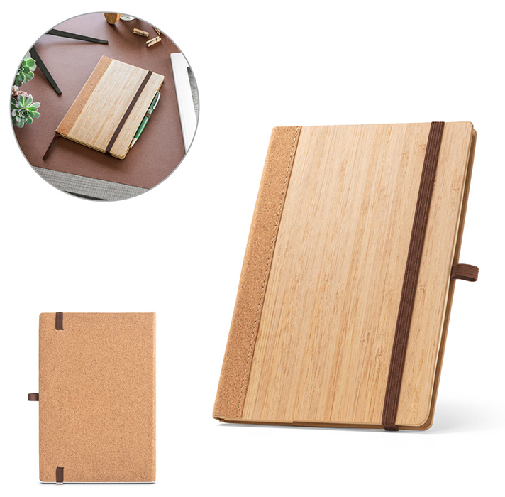  διαφημιστικό σημειωματάριο εύκαμπτο κάλυμμα από κόκκους καφέ notebook με λαστιχο εκτύπωση 