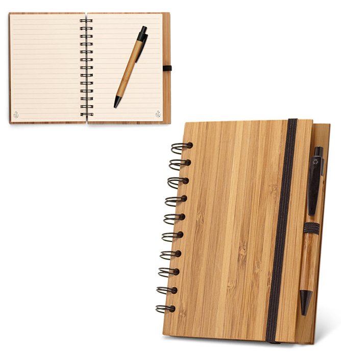  διαφημιστικό σημειωματάριο με εύκαμπτο από άχυρο σίτου notebook εκτύπωση 