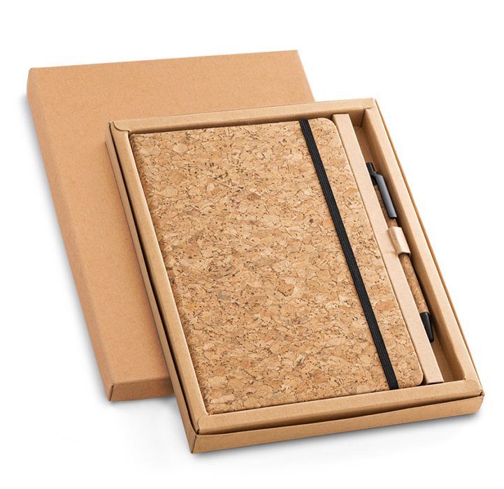  διαφημιστικό σημειωματάριο εύκαμπτο κάλυμμα από κόκκους καφέ notebook με λαστιχο εκτύπωση 